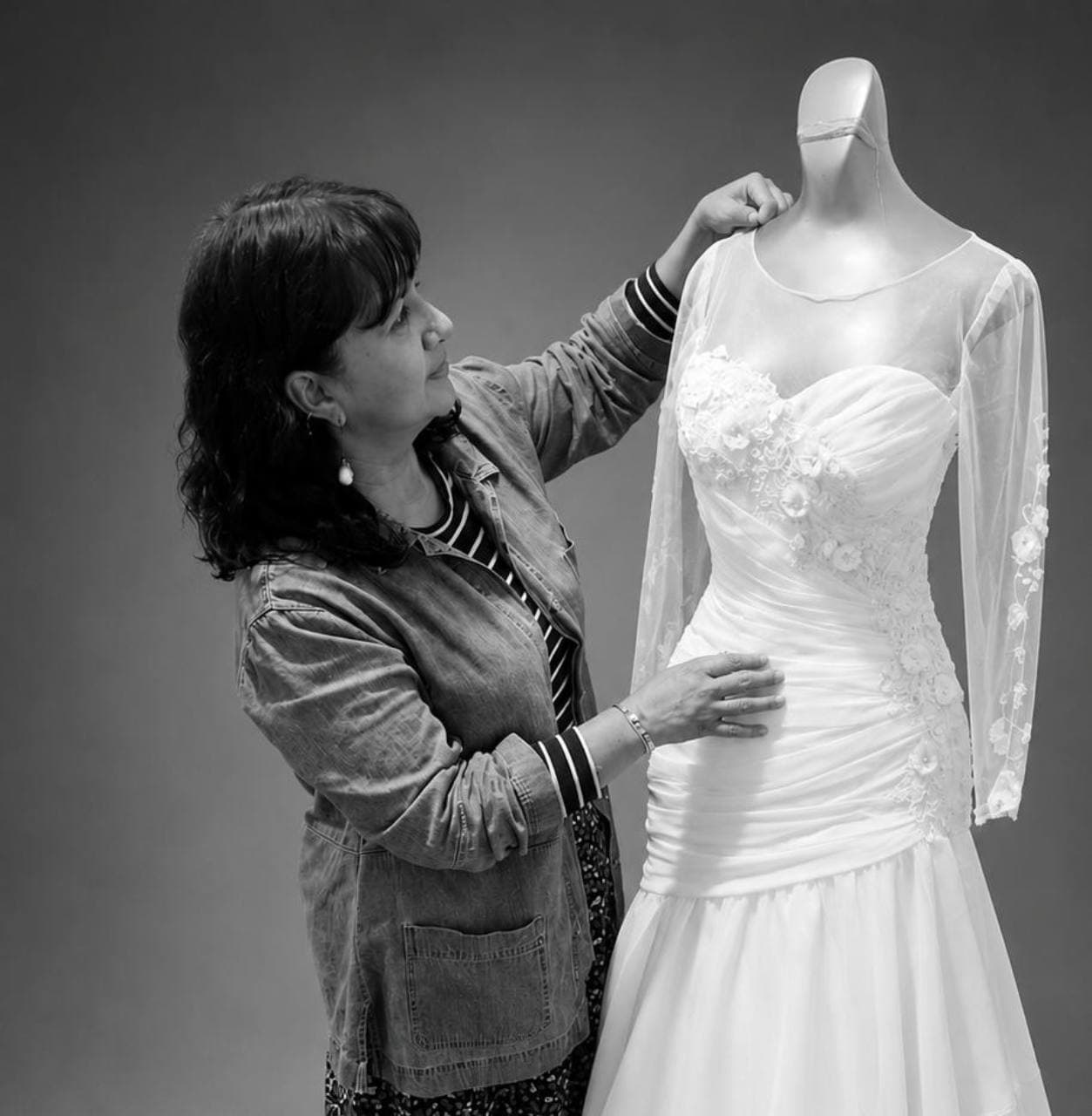 Sofia en su atelier